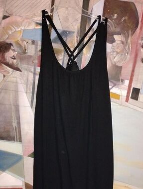 NWT Bamboobies Easy Access Nursing Gown - Black - Size Medium - Bamboo Blend